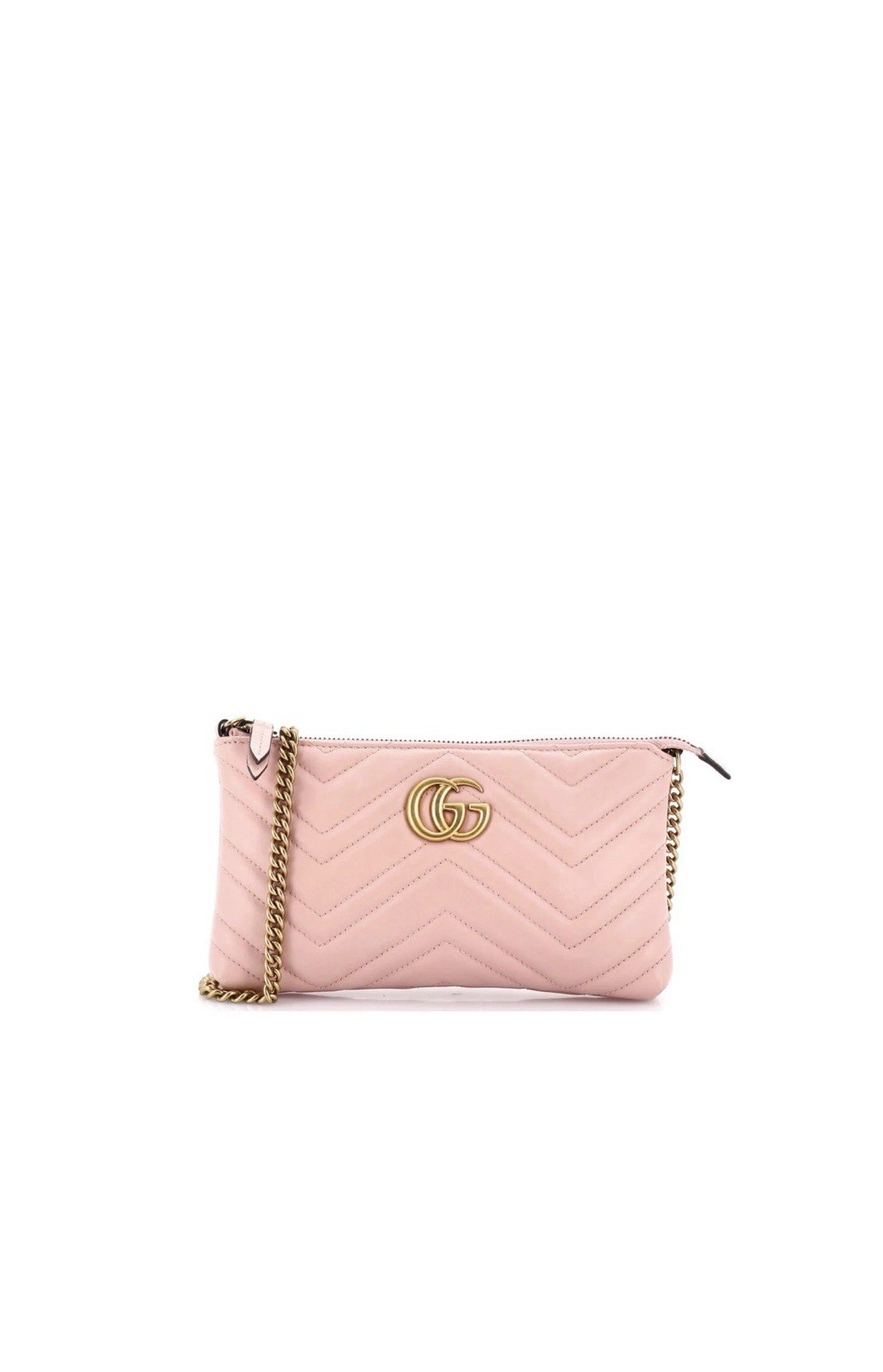 Gucci GG Marmont Chain Shoulder Bag Matelasse Leather Mini