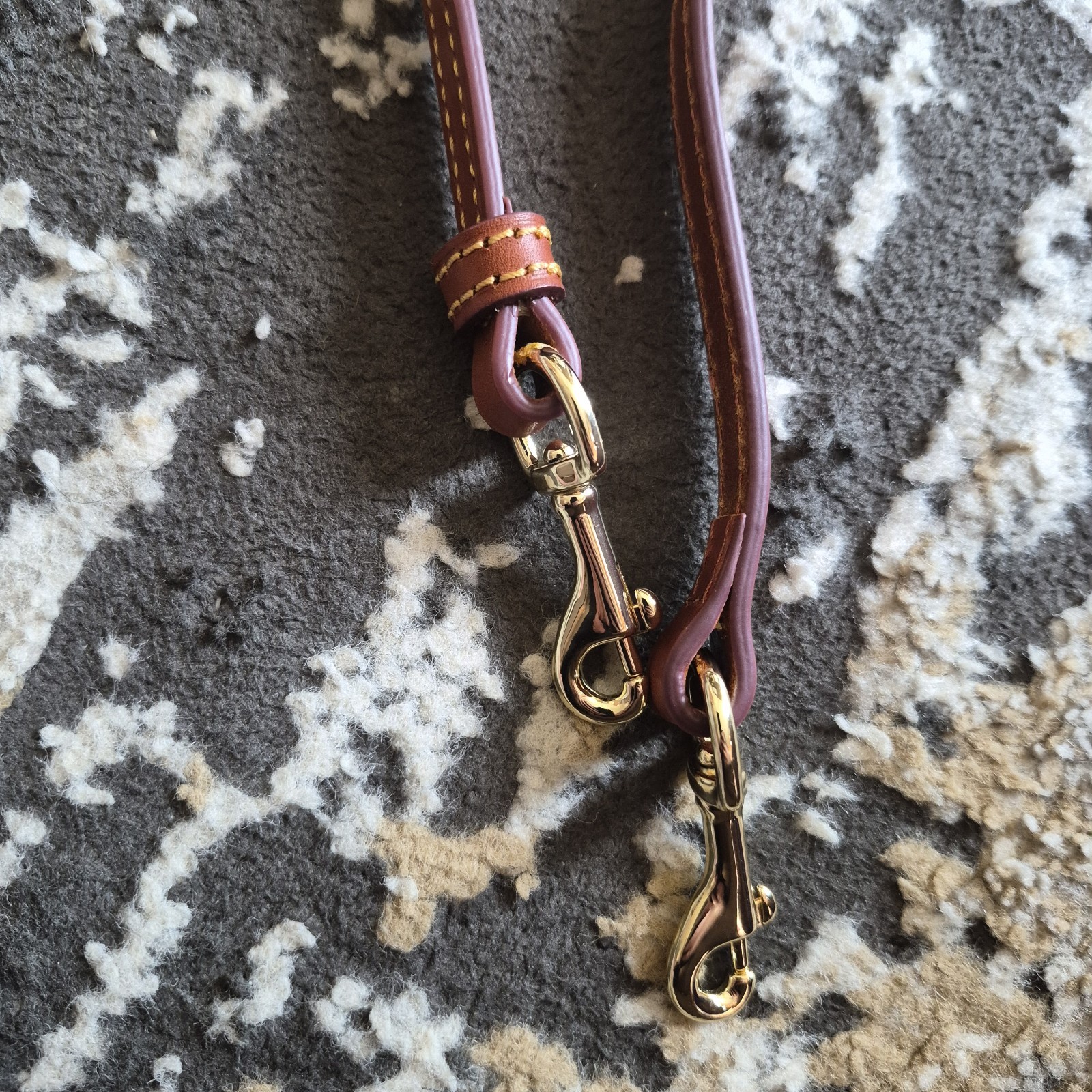 NWOT DOONEY & BOURKE British Tan leather 5/8″ replacement Shoulder Strap 35″