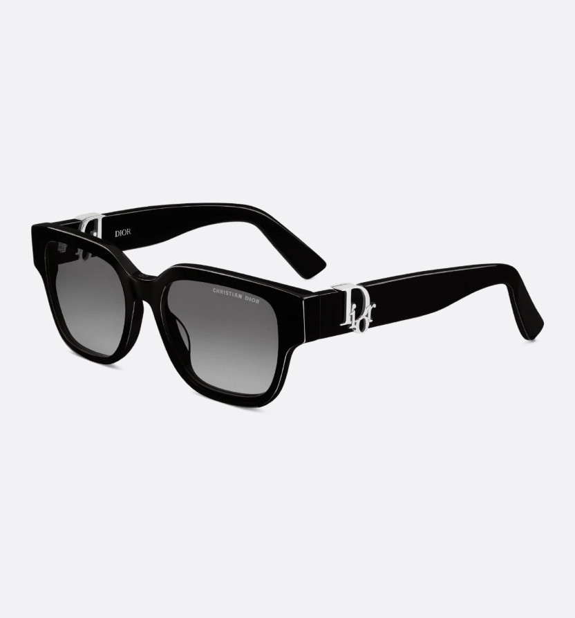 Dior Oblique S1I Sunglasses Black Square 53mm | Authentic | Made in Italy | New