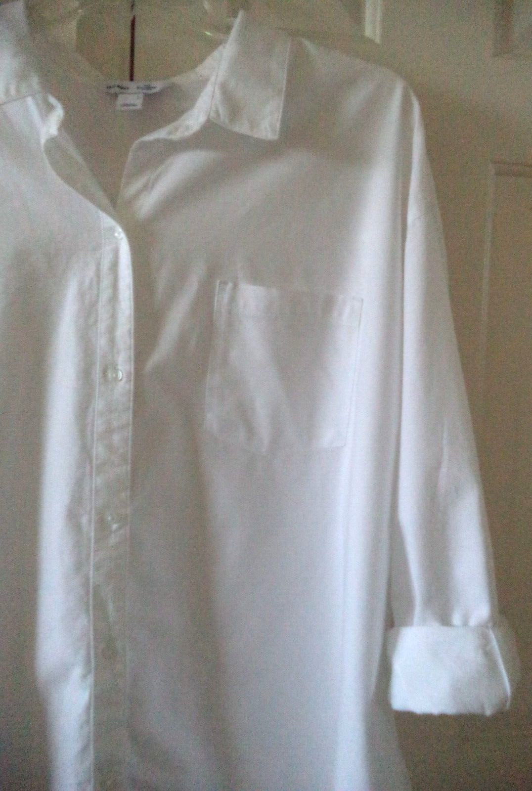Old Navy White Classic Oxford Cloth Relax Buttondown Shirt 2XL 3X 22 24 XXL 2X