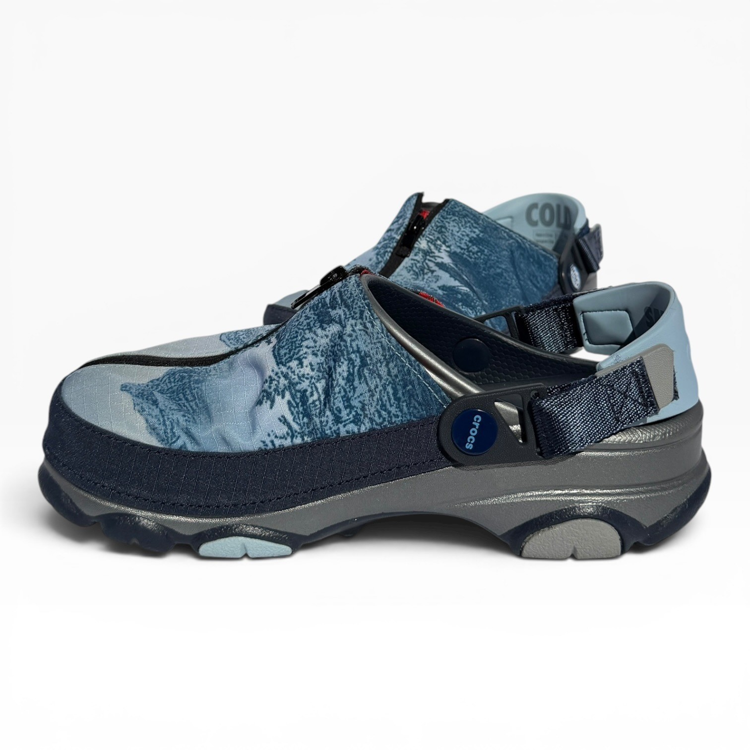 Crocs x Busch Light All Terrain Clogs Kids M4 W6 Insulated Blue Mountain Zip