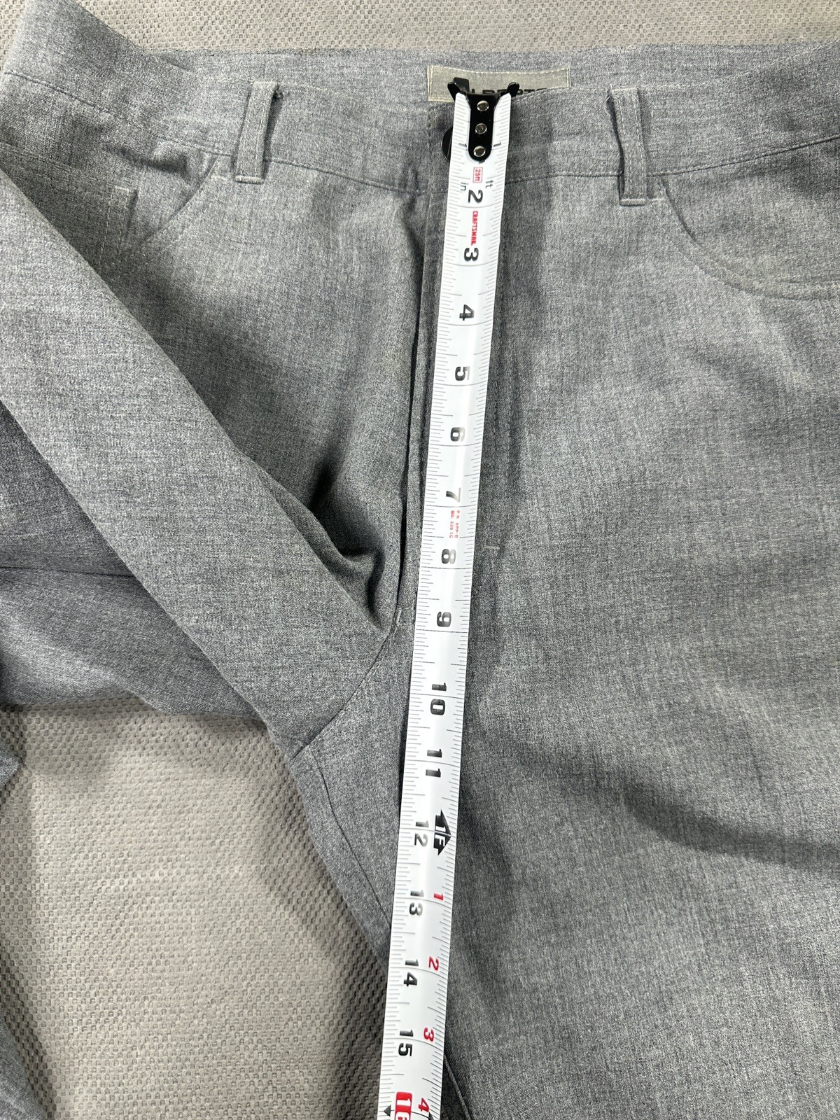 Alberto Comfort Fit Mens 52 Gray Relaxed Dress Pants Tom Ceramica