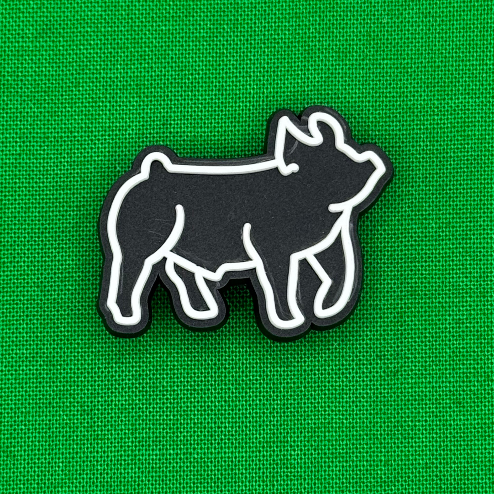 Show Pig Shoe Charm Clog Show Stock Animals Compatible with Croc Farm Animals