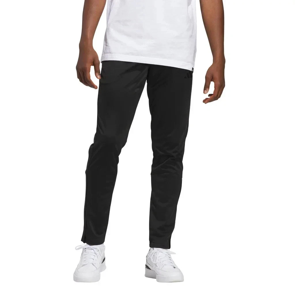 NEW Adidas Men’s Track Pant Tricot Ankle & Pocket Zip, Black, Size LARGE