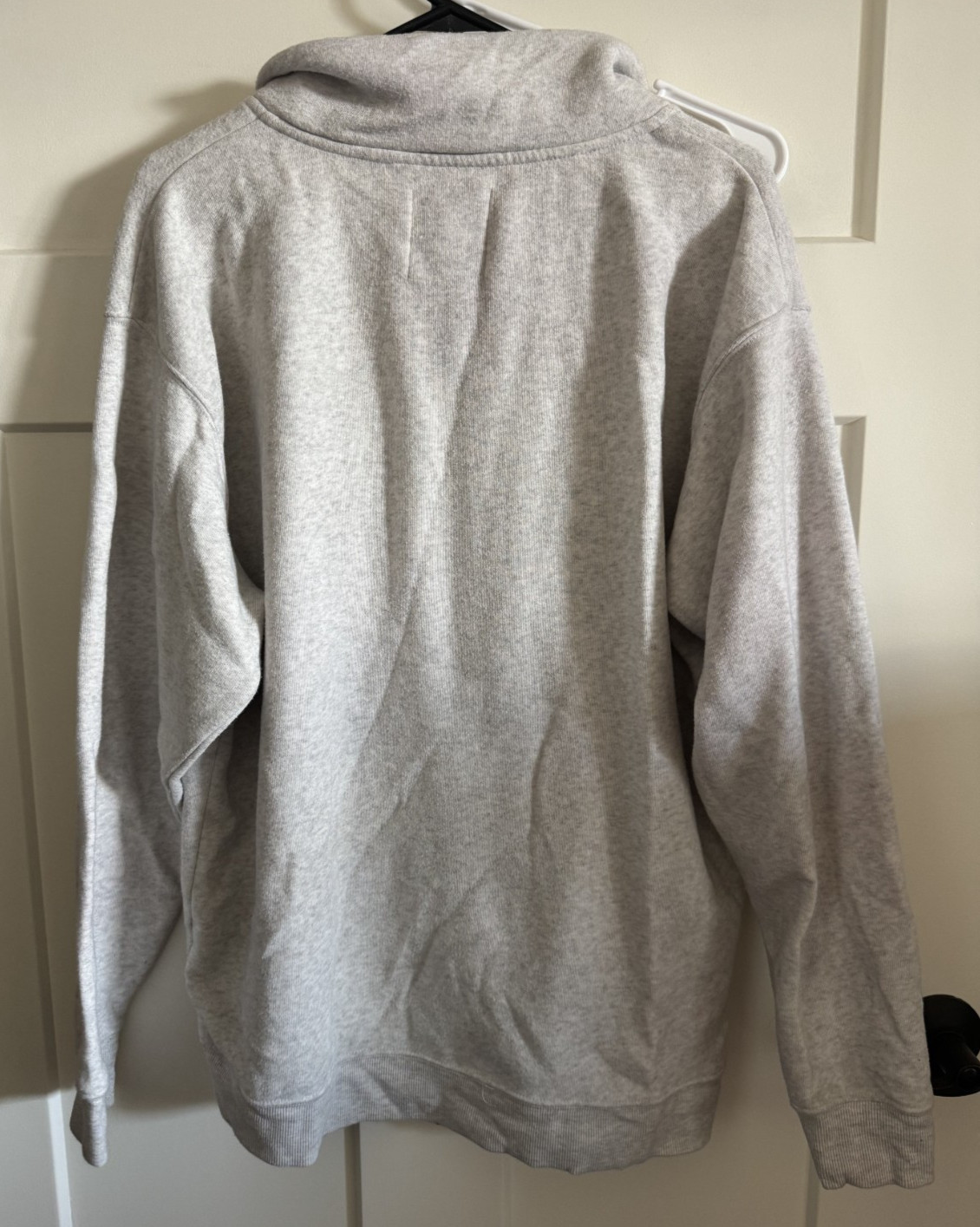 Pullover Zip Destin Florida Surf Style Size: Large Gray