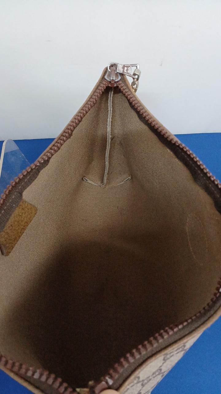 GUCCI Second Bag Beige 10.6 inch Ladies