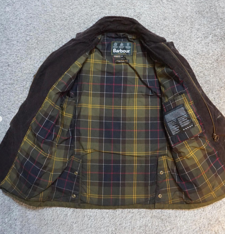 BARBOUR LUTZ Waxed Jacket Olive Rugged Sophistication MSRP$520 British Luxury