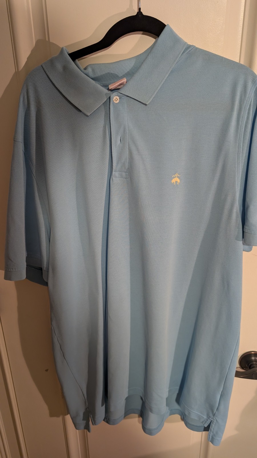 Brooks Brothers Men’s Blue Original Fit Performance Supima Polo Shirt XXL