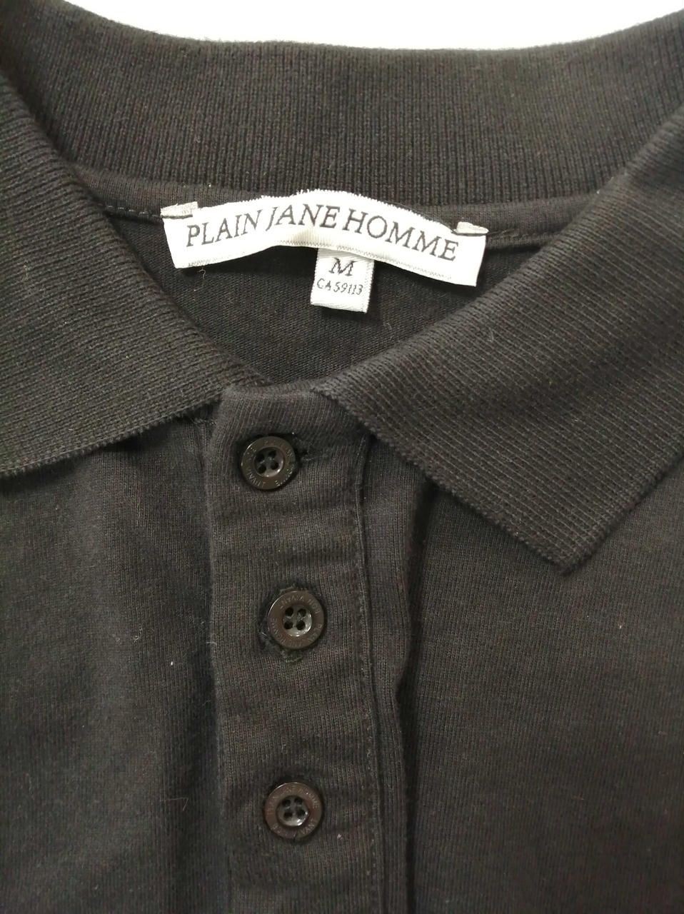 PLAIN JANE HOMME Polo Shirt Black Used