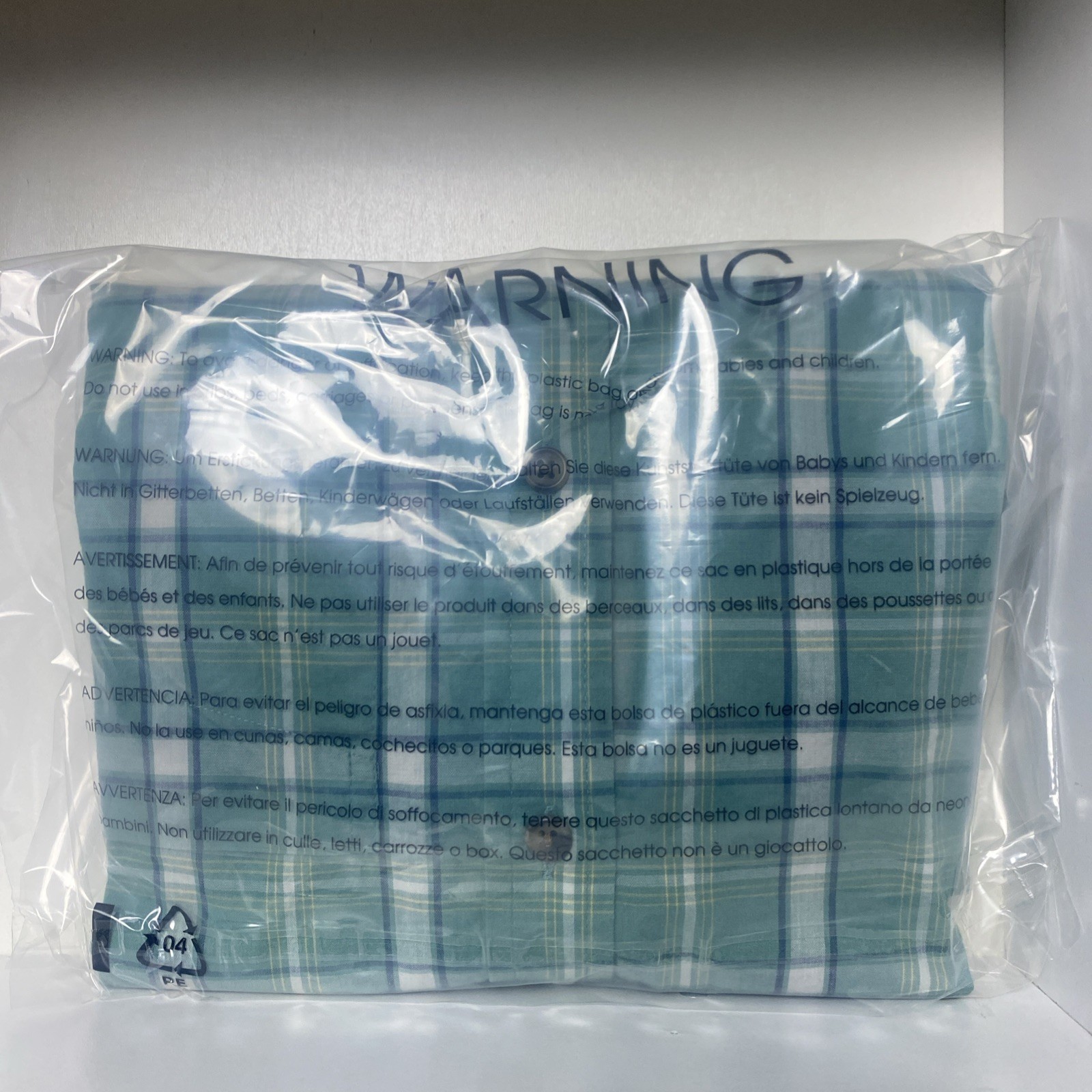 Old Navy Everyday Shirt Built-In Flex Plaid Button Down Shirt Mens Regular Sz L