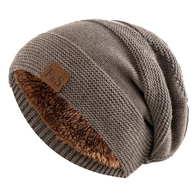 Beanie Hat Cap Plain Knit Ski Skull Cuff Winter Men Women CF Unisex Warm Slouchy