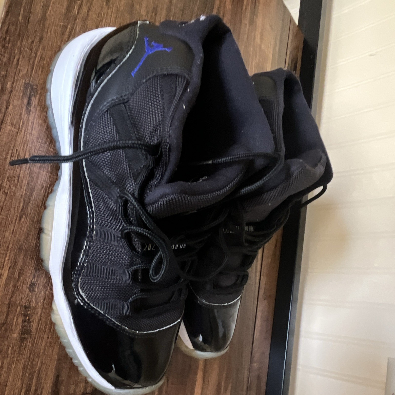 Jordan Air Jordan 11 High Top Basketball Sneakers Kids US 7Y Black/Gray 24cm