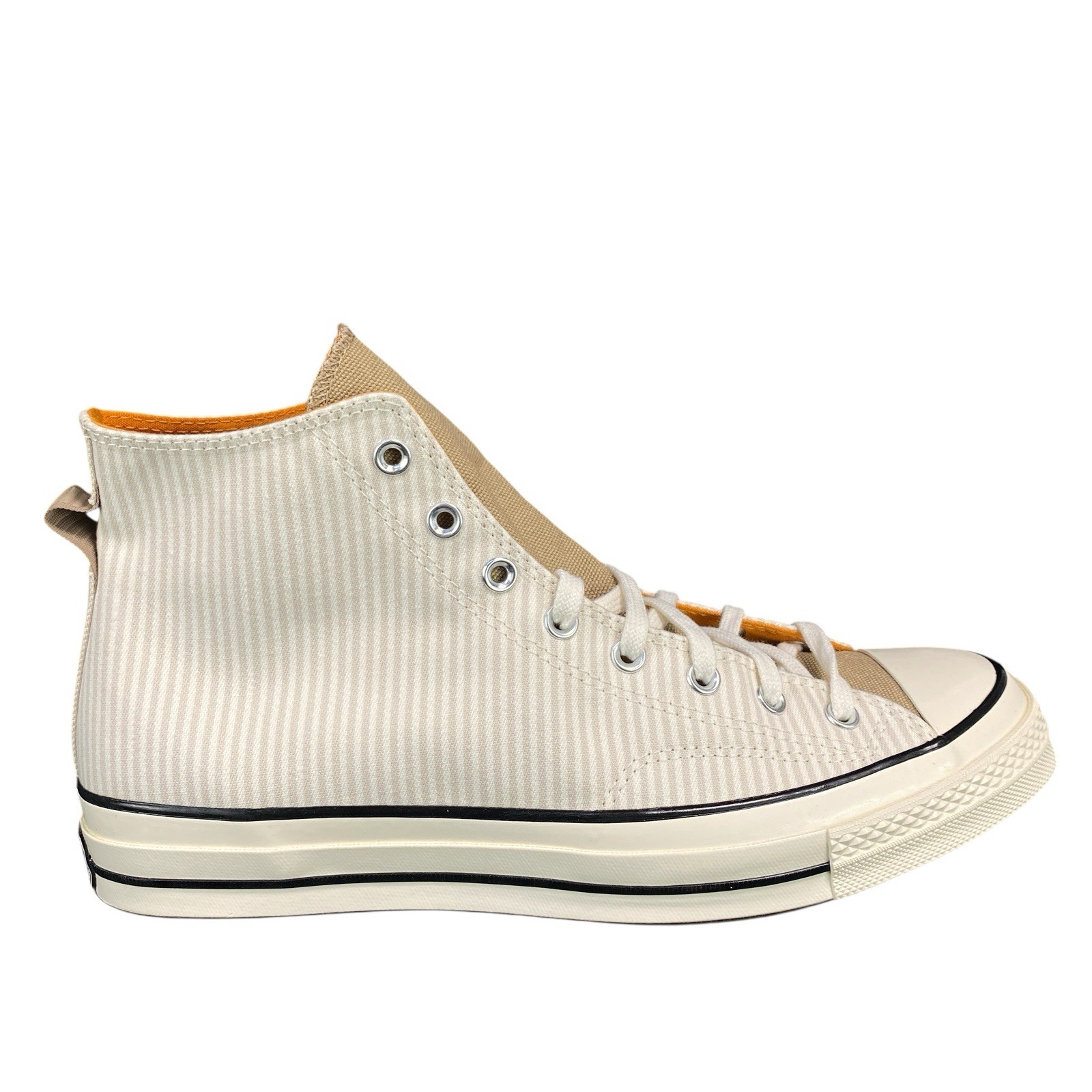Converse Chuck 70 Hi Canvas Sneakers (Size 13) ‘Desert Sand’ Striped A00473C