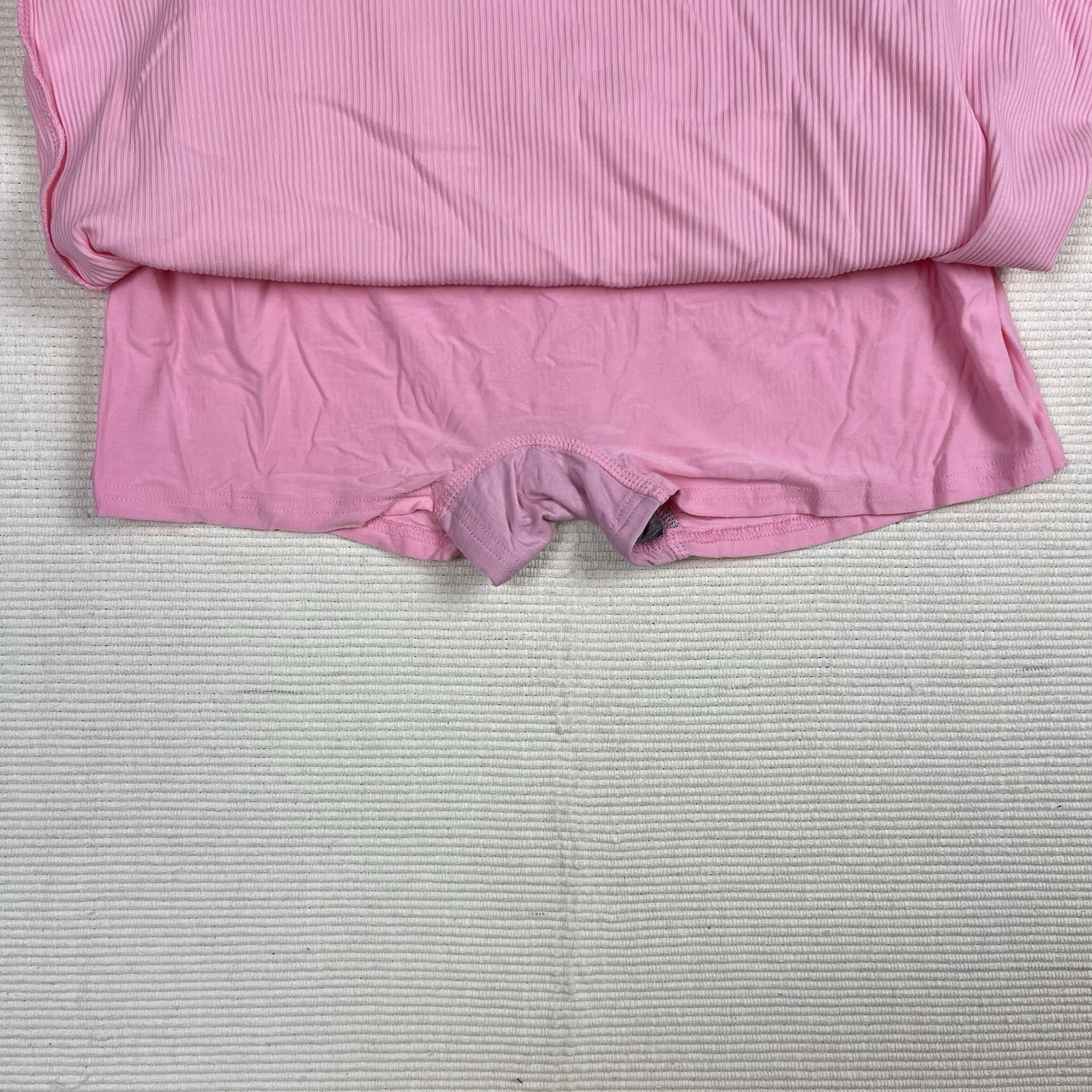 OGLmove Ribbed Brami Skort Mini Dress Pink XL