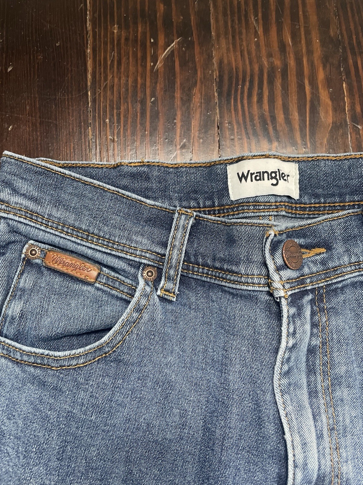 Men’s Wrangler Texas Jeans Medium Wash W31 L34 Good Condition Straight Leg
