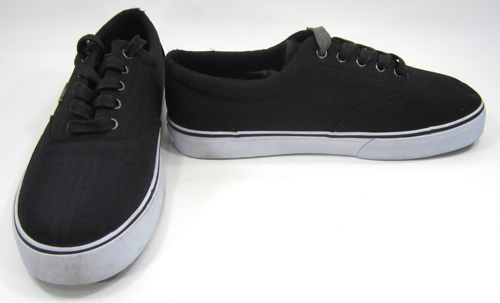Lugz Shoes Vet Ripstop Black/White/Charcoal Casual Sneakers Size 9
