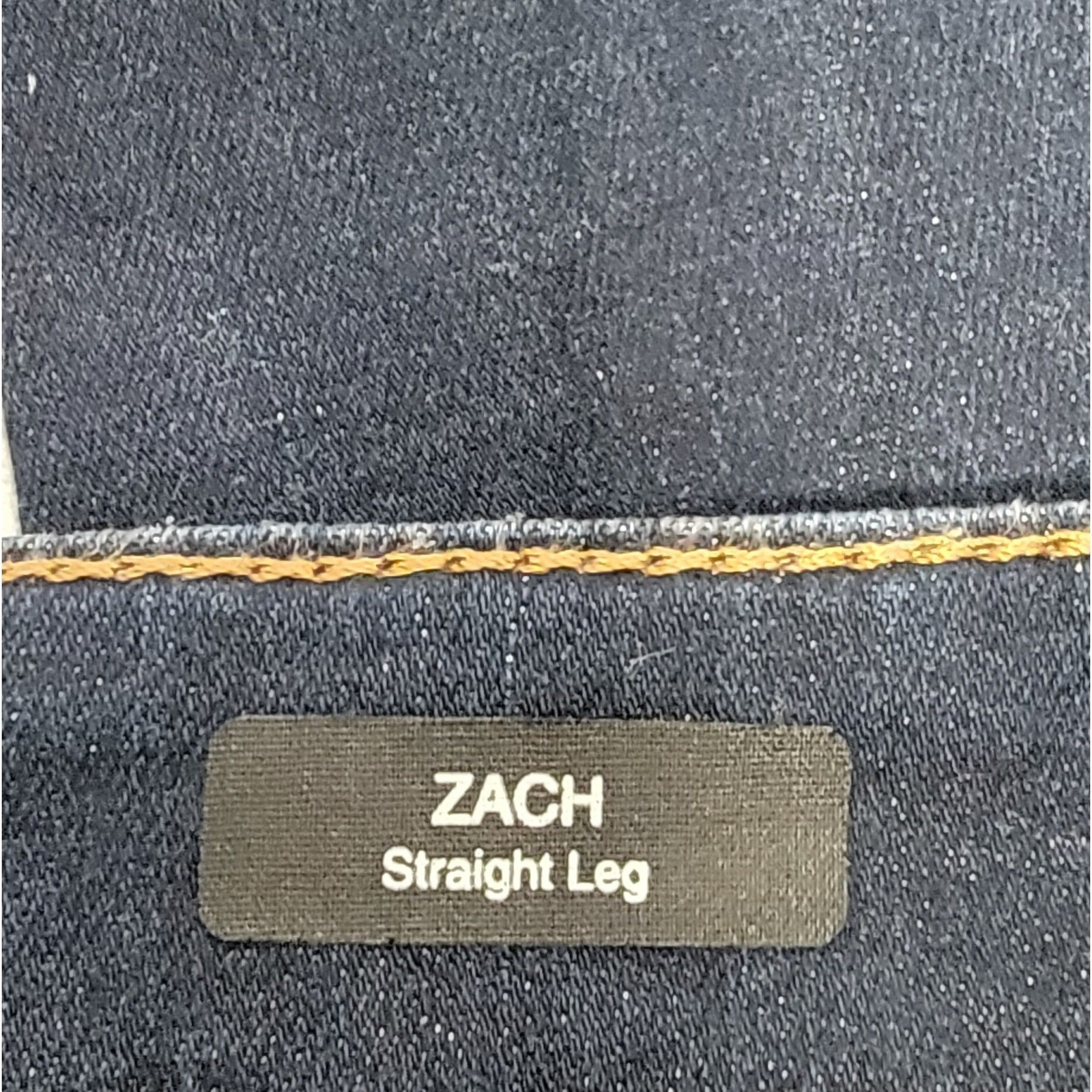 Mavi Zach Straight Leg Jeans Mens 34×30 Dark Indigo Stretch Denim Classic Fit