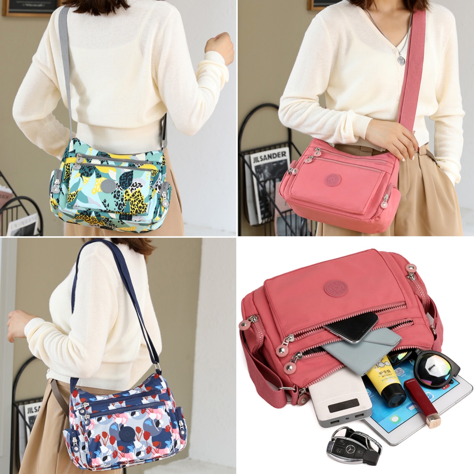 Waterproof Messenger Cross Body Ladies Handbag Bag Shoulder Bag Women Purse