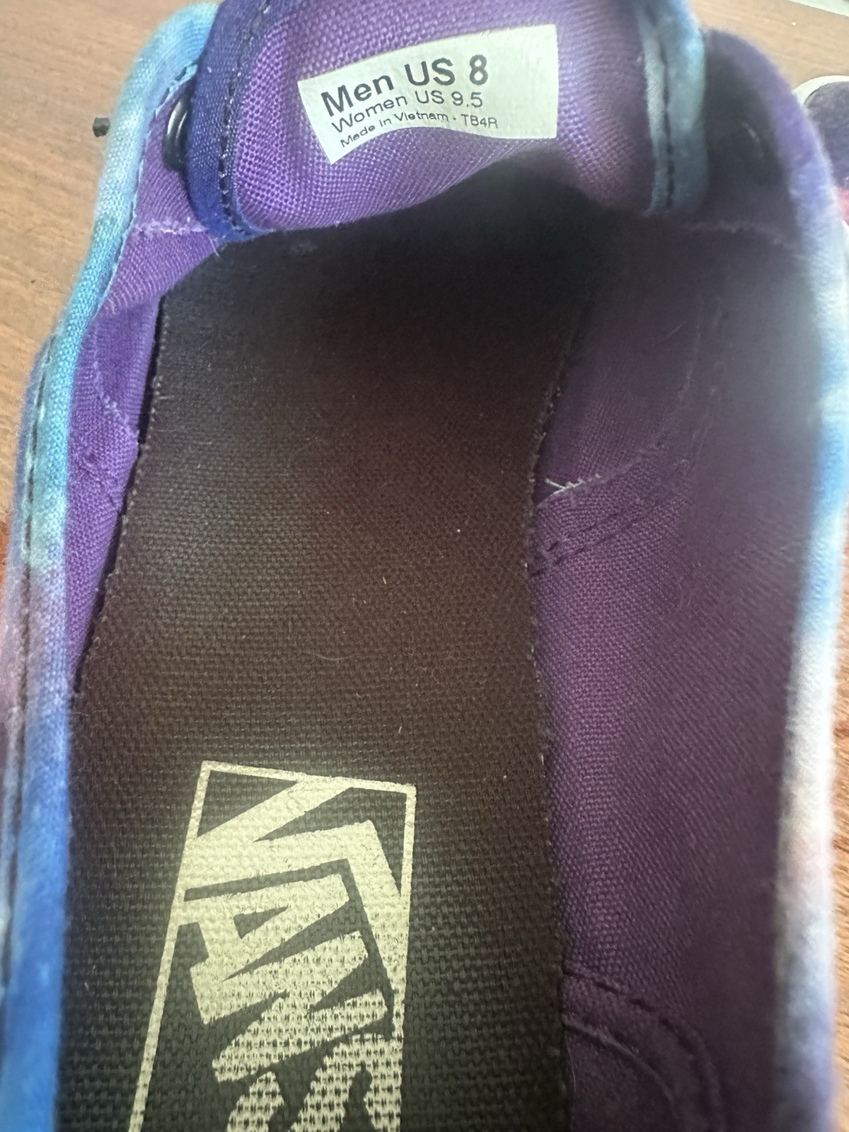 VANS Unisex SkateBoarding Sneakers Cosmic Galaxy Size Men 8 Women 9.5
