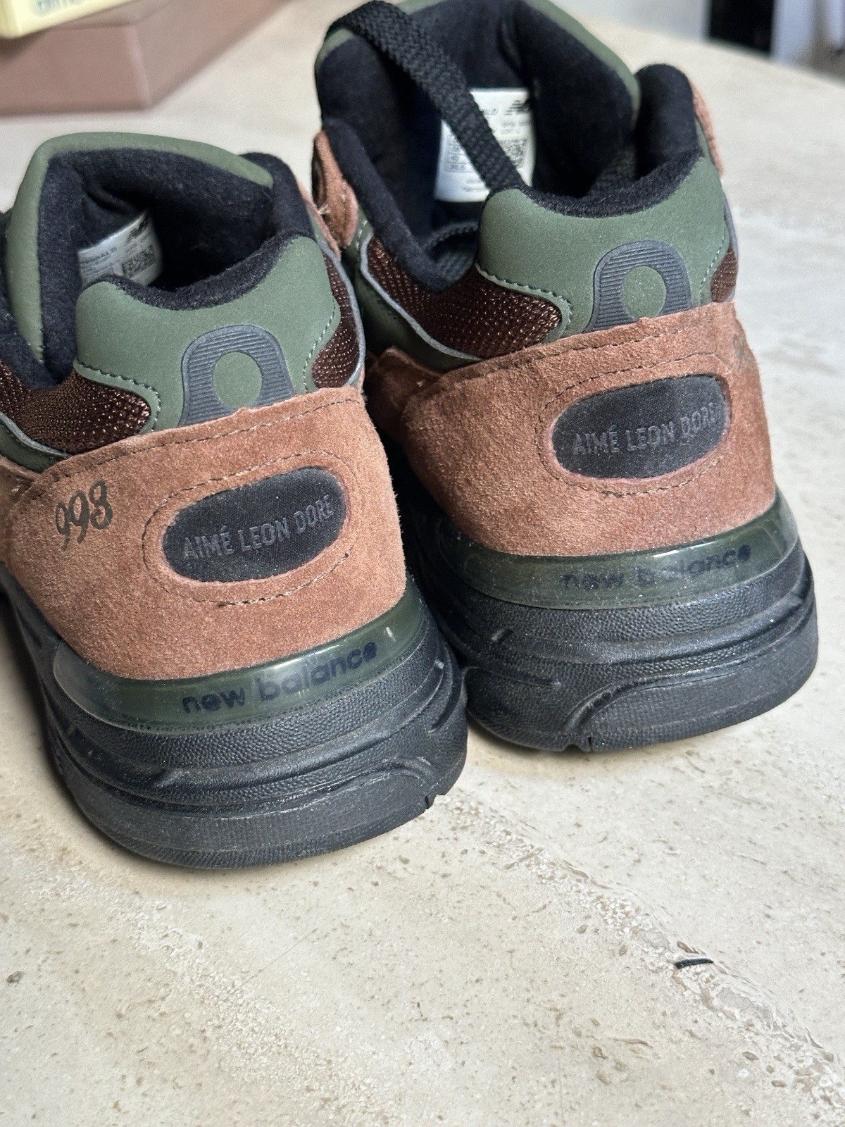 New Balance Aimé Leon Dore 993 Made in USA Beef & Broccoli MR993ALD