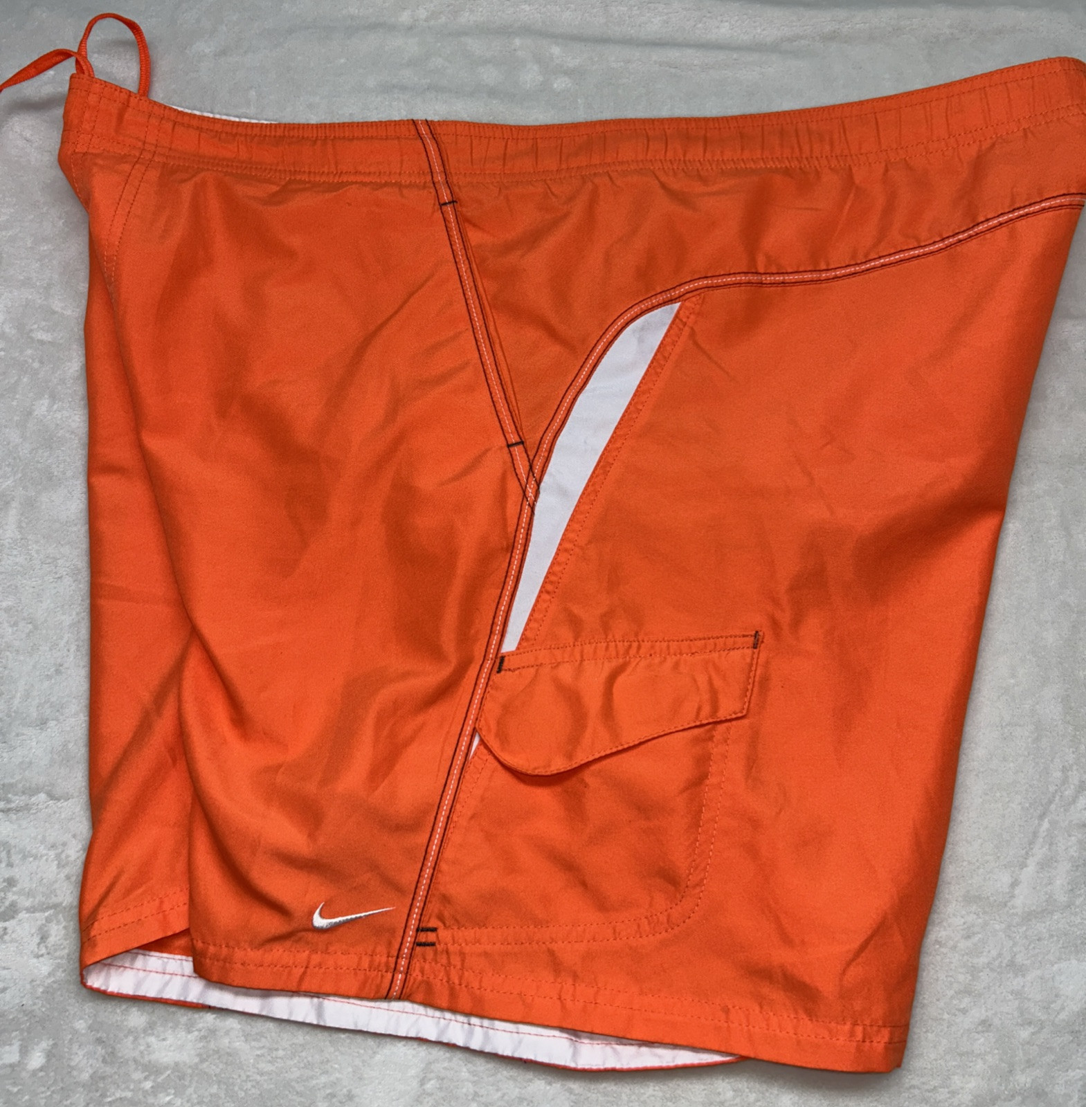 Nike Core Velocity Volley Shorts / Swim Trunks in Orange 2XL Cargo XXL