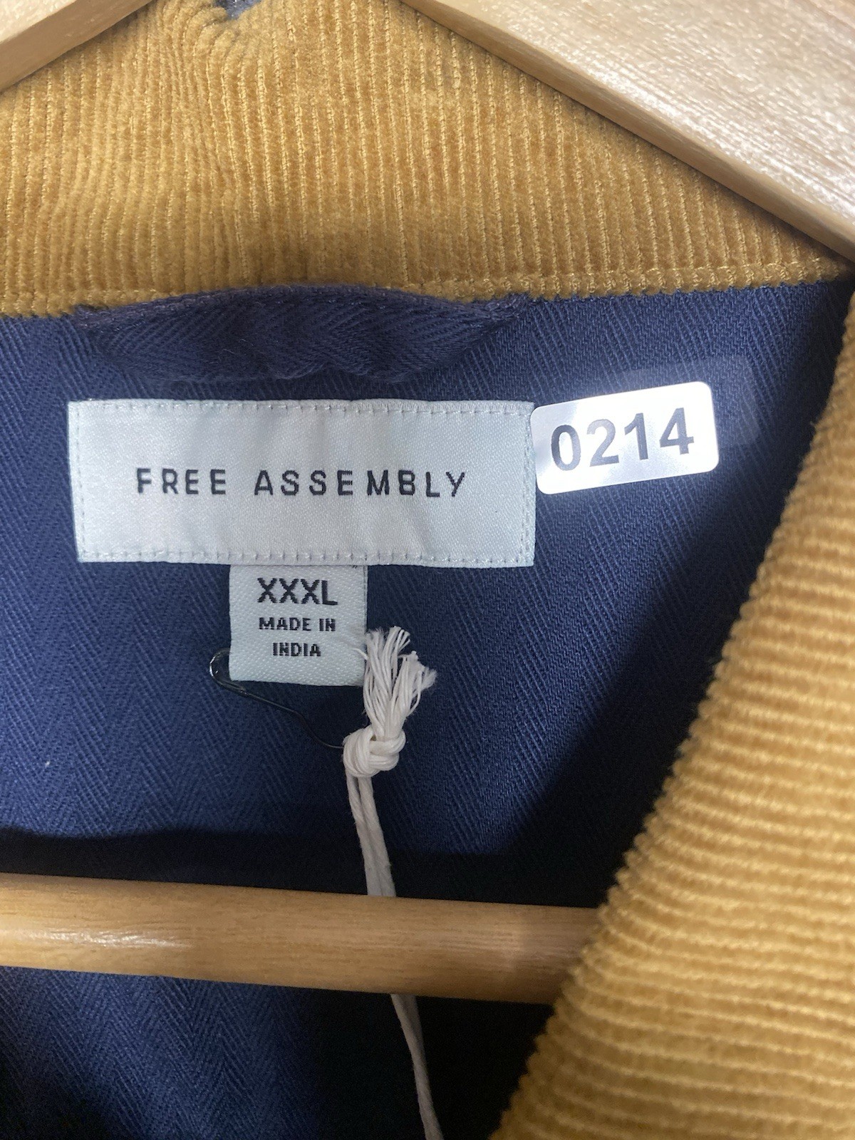 Free Assembly Men Blue Knit Blazer Sz 3XL Blue Heather NEW NWT Winter Spring