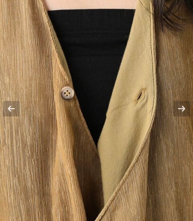 JOURNAL STANDARD BLACK CRANE Blouse Brown Free Size Long Sleeve
