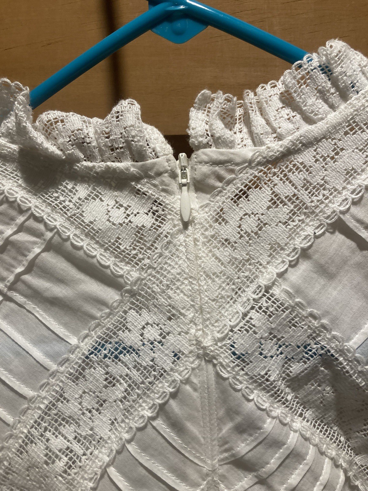 Zimmermann 0 Small Maxi Dress Lace Ruffle Long Sleeves NO LINING