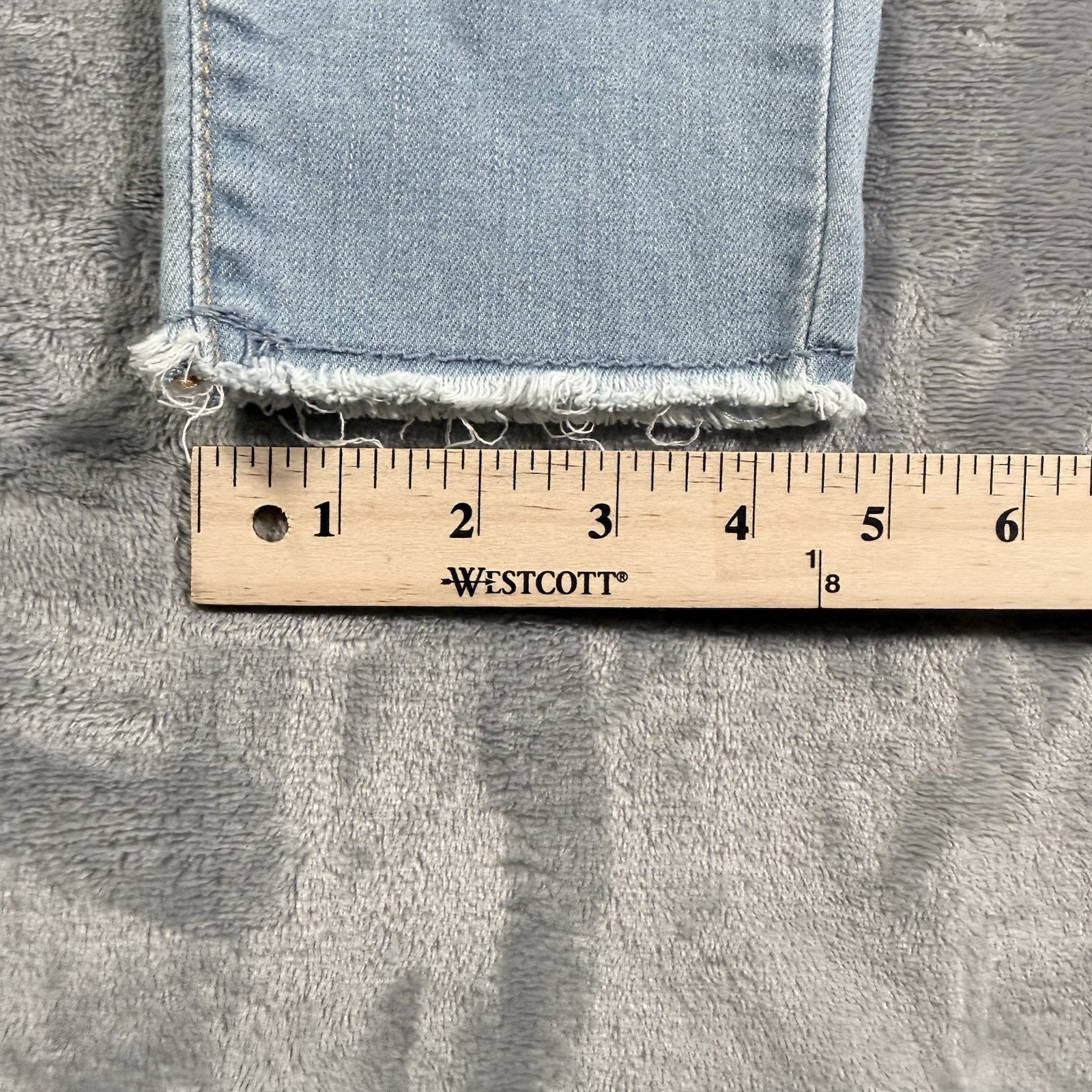 evis 720 Girls 16 Reg High Rise Super Skinny Jeans Distressed Ripped Frayed Hem