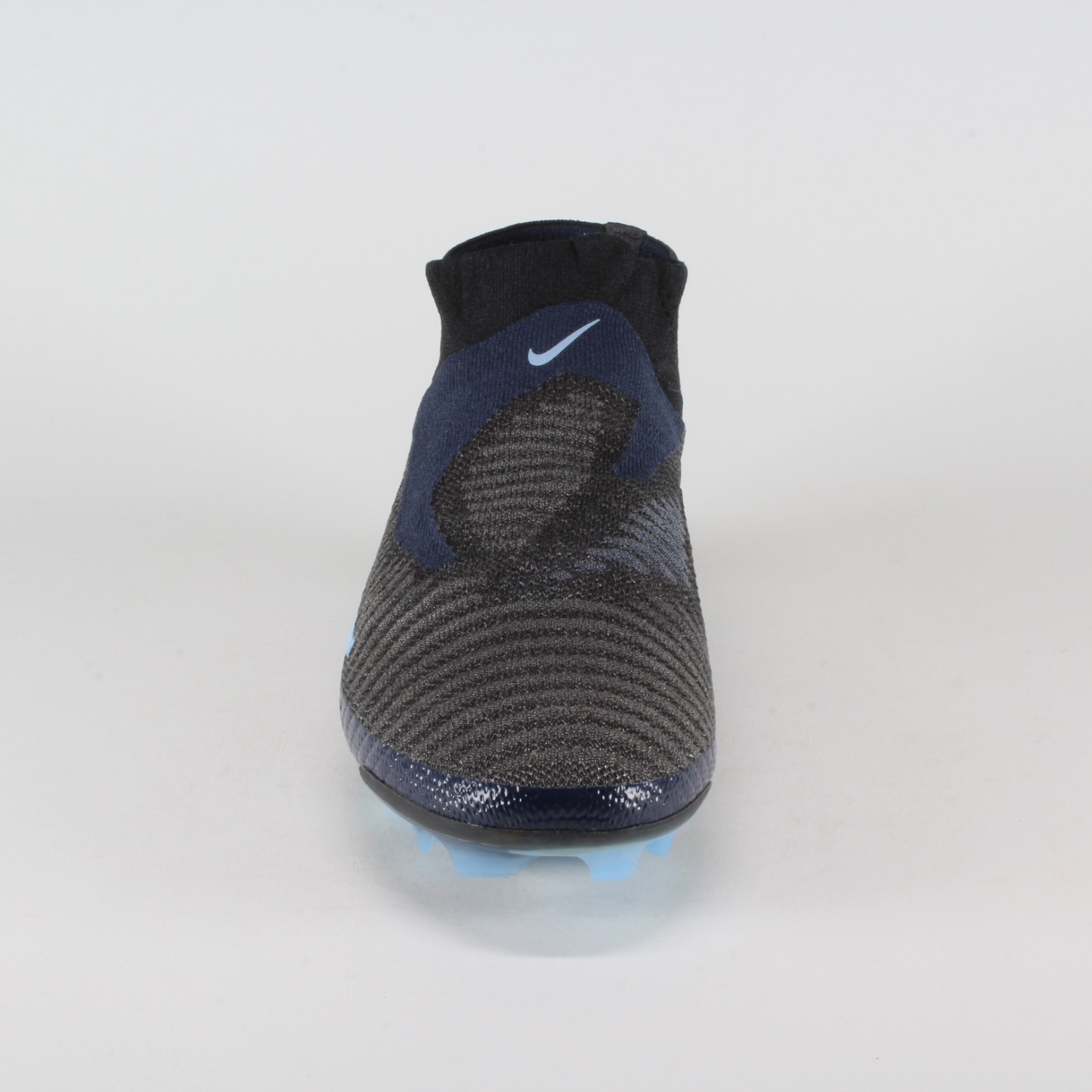 Nike Phantom 6 High Elite FG Black Ice Blue HJ2147-003 Men’s Size 10 Cleats