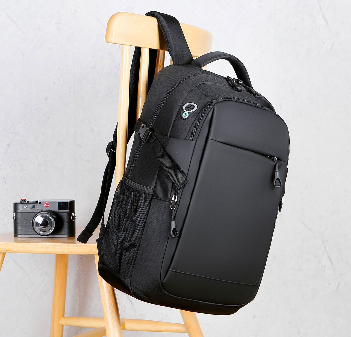 Black Laptop Backpack High-capacity Travel Bag Fashion School Business Outdoor