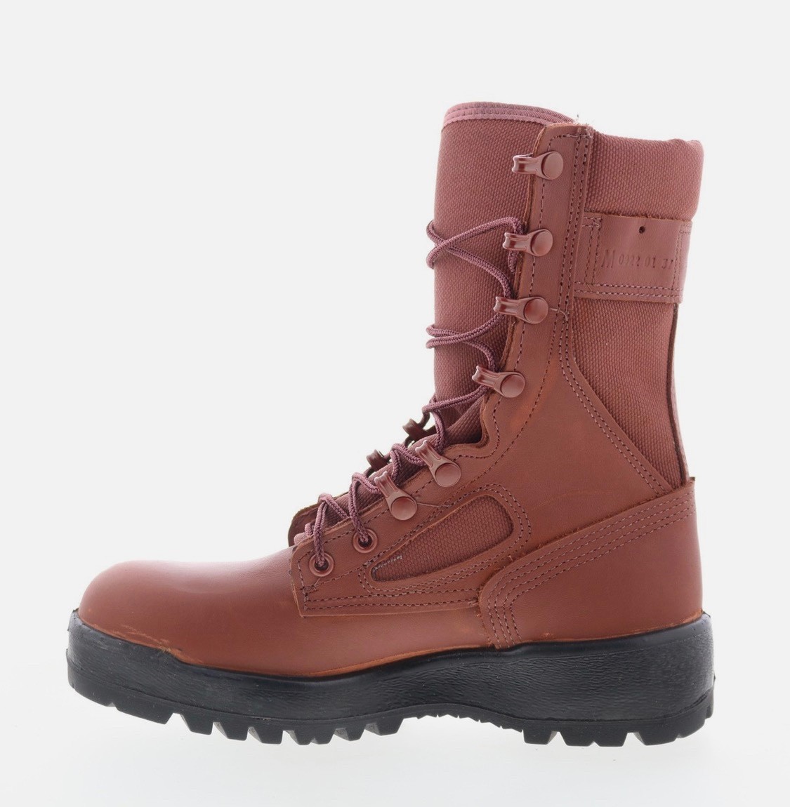 McRae 80IB Israeli Combat Mens Brown Leather Tactical Boots W/ Vibram Soles