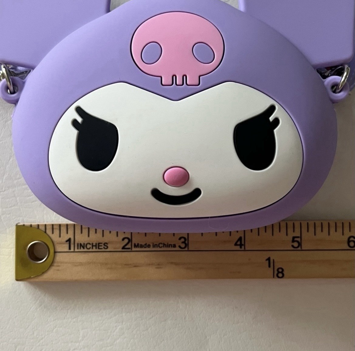 Kuromi Soft Silicone Crossbody Bag