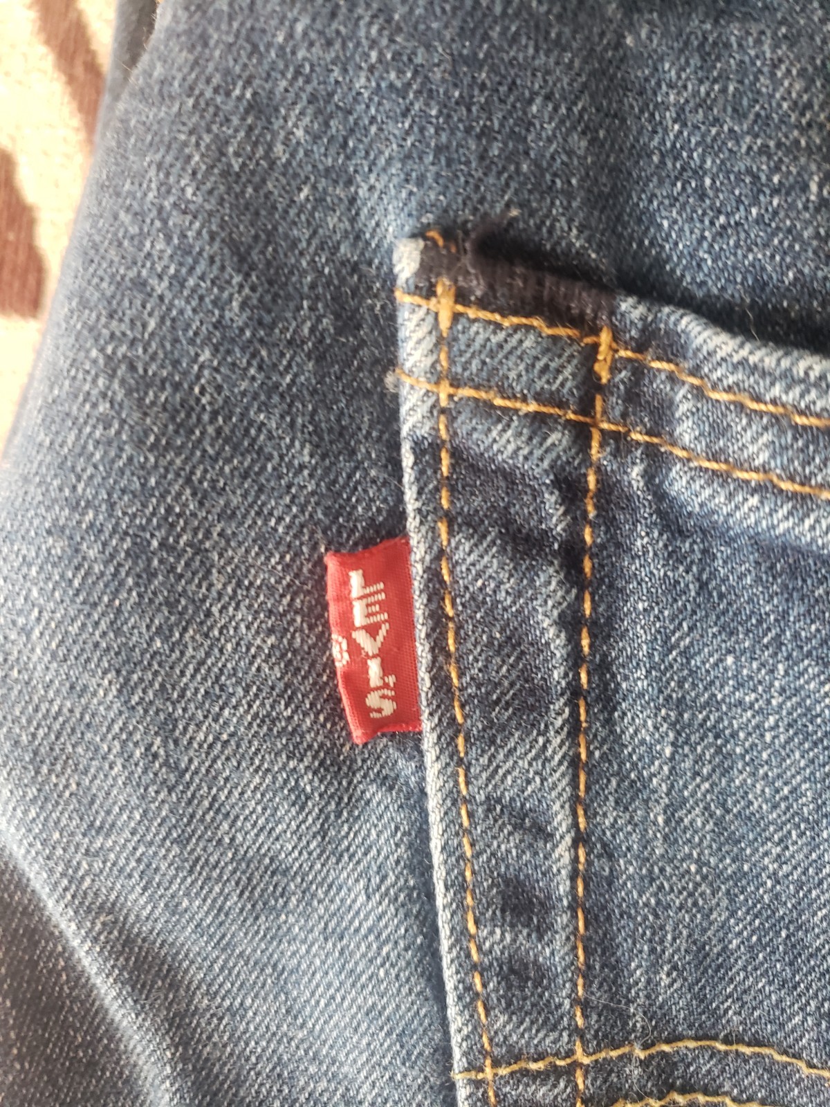 Vintage Big E Levi’s 541 Premium Jeans Mens 32×34 Blue Denim Cotton Straight