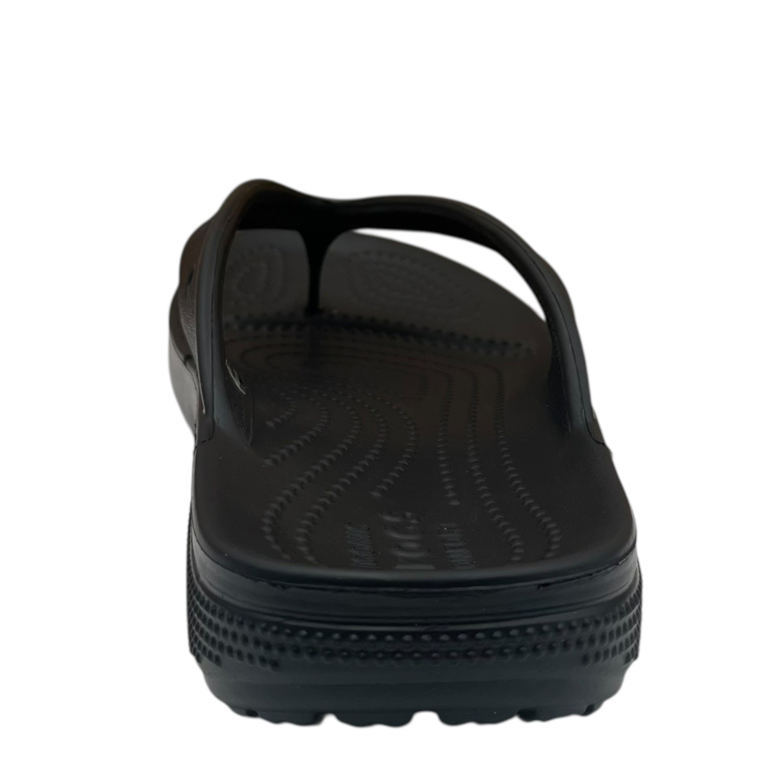 Crocs Baya II Womens Flip Flop Sandals Size 9 Black Lightweight Flexible Comfort