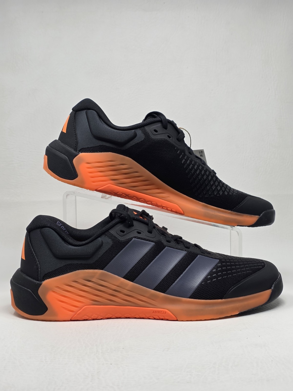 Adidas Dropset 4 Power Training Shoes Black Orange Mens Size 10.5 JR4677 New