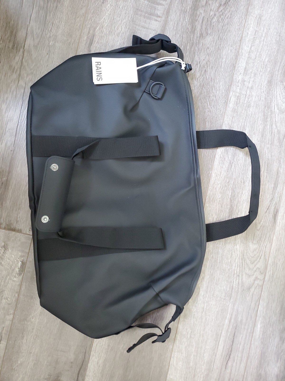 NEW Rains Hilo Weekend Duffel Bag Waterproof Small – BLACK