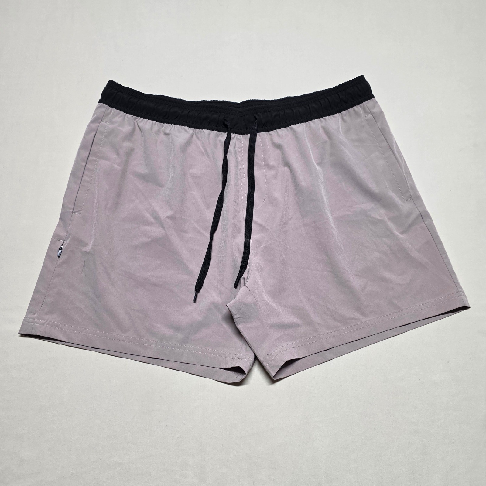 BYLT Premium Basics Men XL Tan Athletic Activewear Shorts Linerless Above Knee