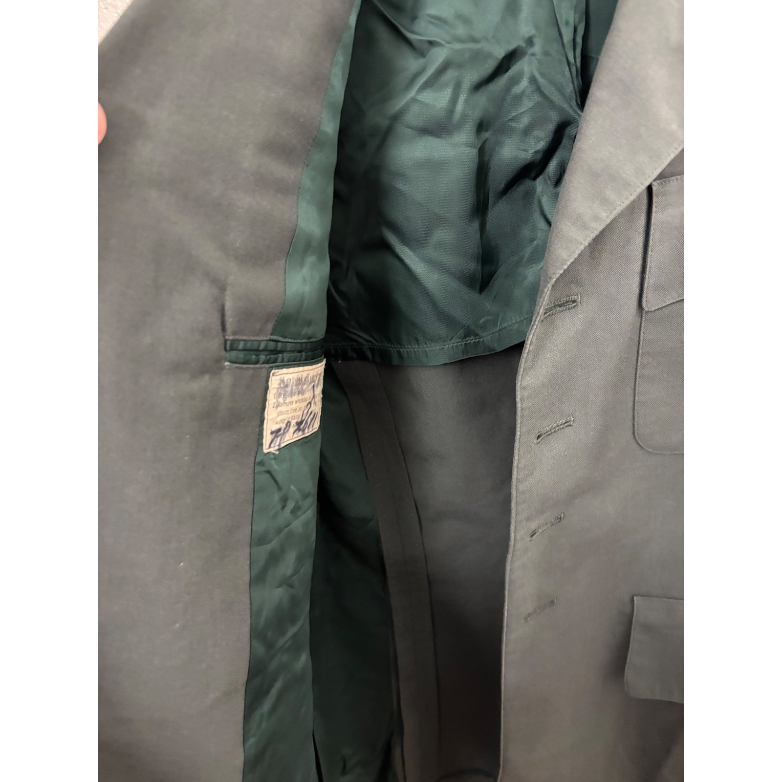 Vintage US Army Dress Green Uniform Jacket 41L 2nd Infantry Division