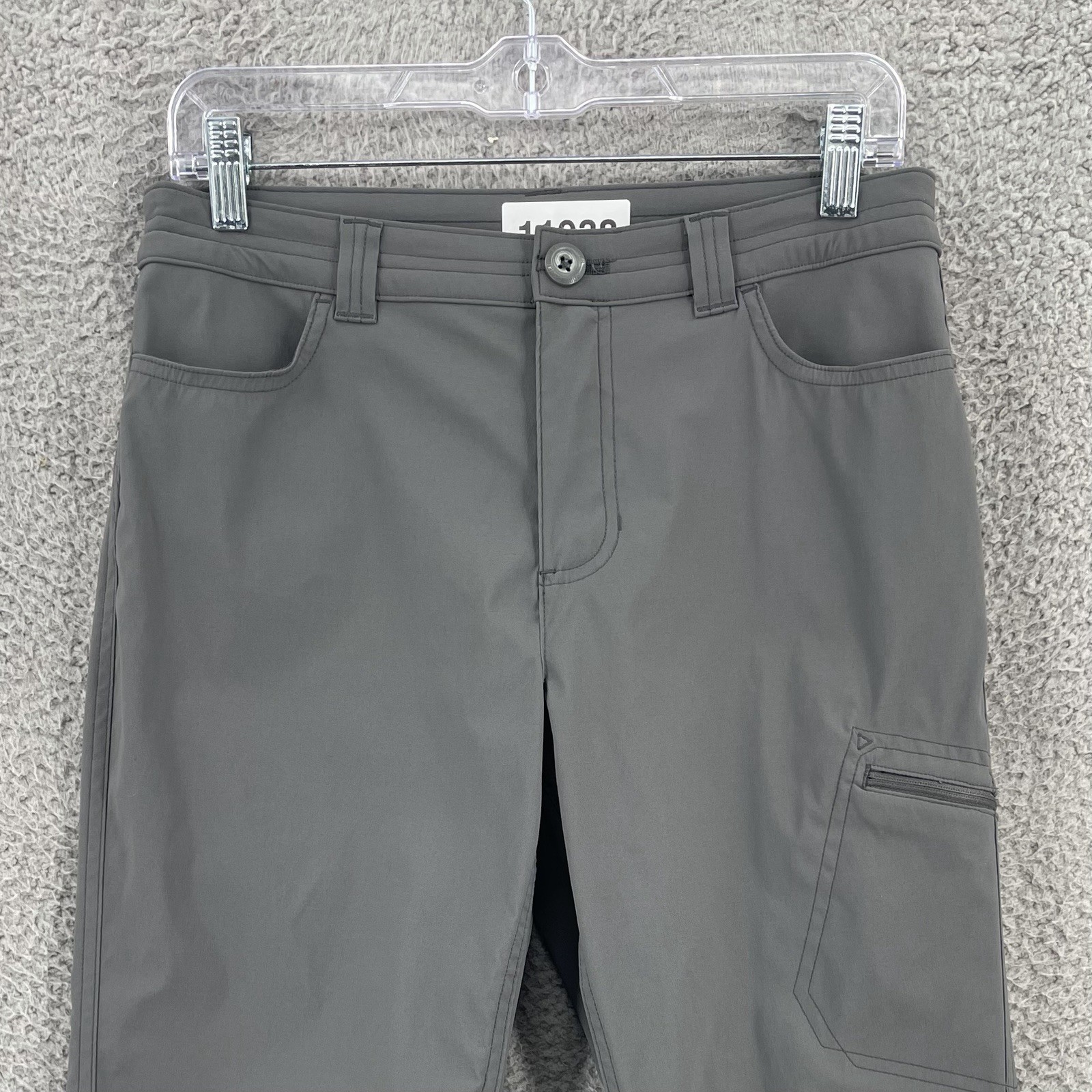 Eddie Bauer Rainier Capri Hiking Pants Chino Women’s Size 4 Nylon Gray 11938
