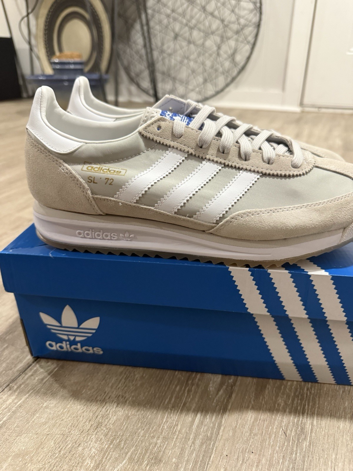Adidas Originals SL 72 RS Grey White Retro Sneakers Men’s 8.5 New in Box