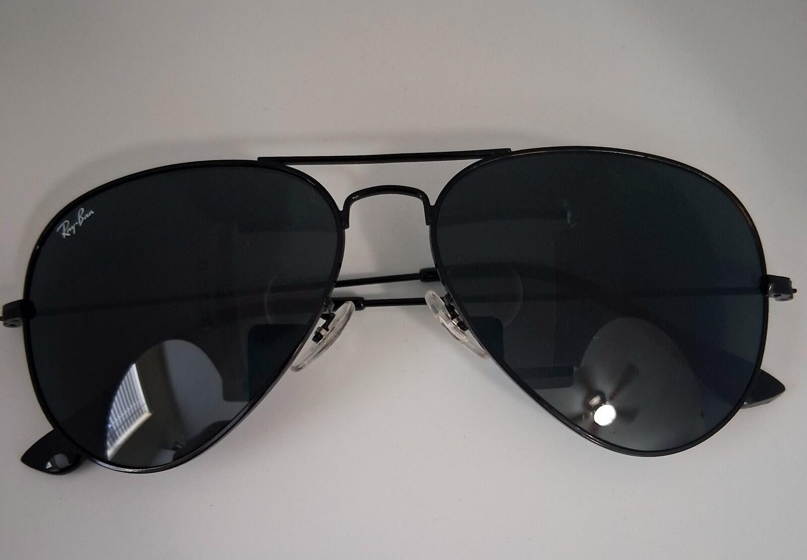 Ray-Ban Aviator 58mm RB3025 Sunglasses with Black Lenses