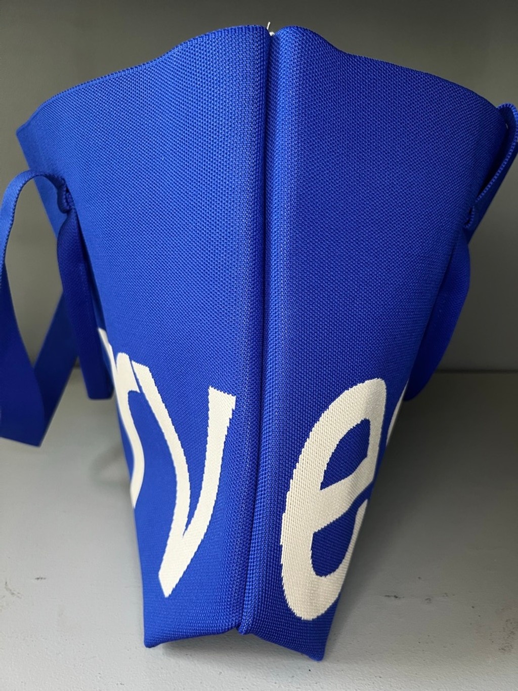 Curves Knit Tote – Sapphire