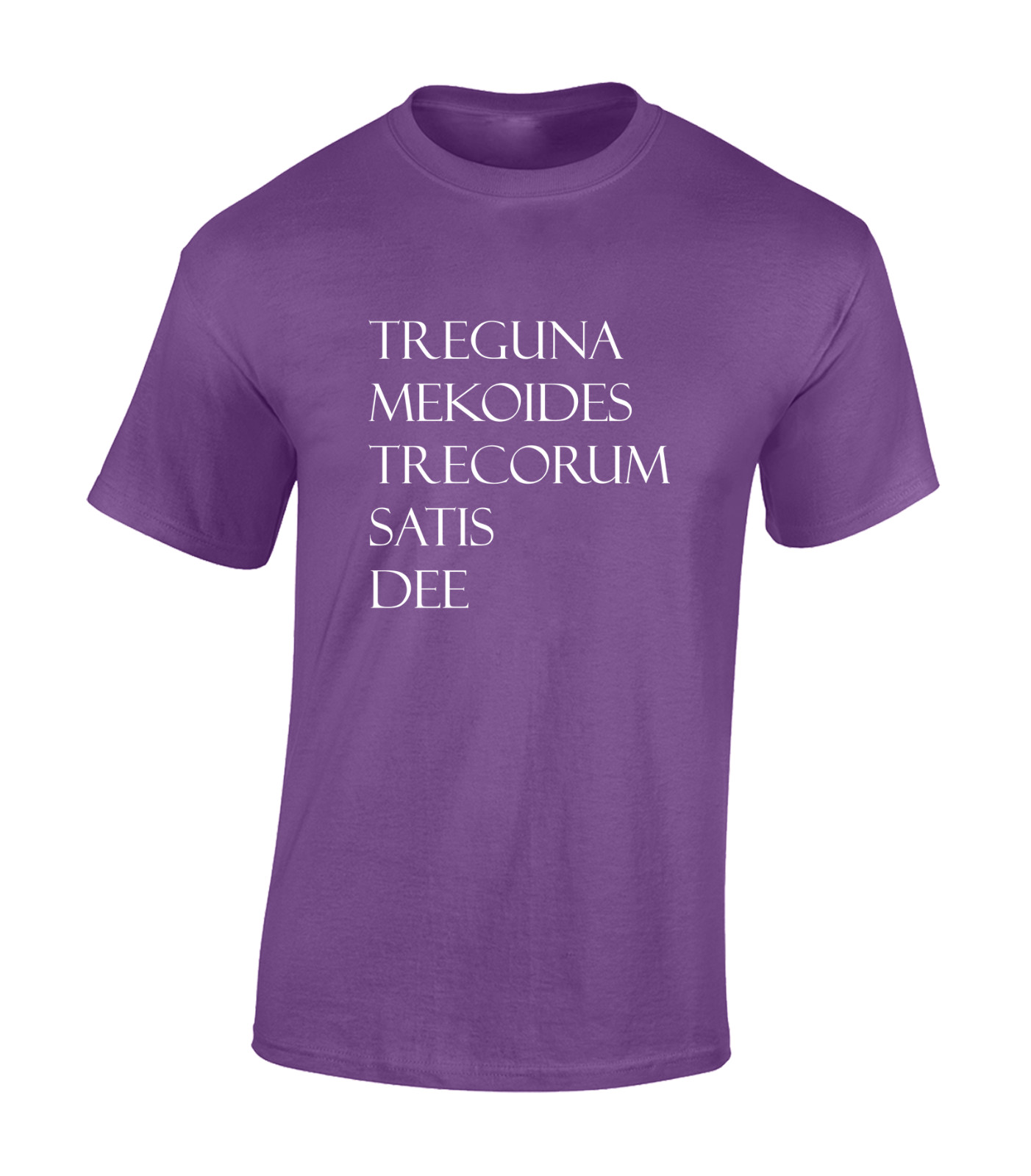 TREGUNA MEKOIDES MENS T SHIRT COOL MAGIC SPELL RETRO COMEDY FUNNY FILM TOP