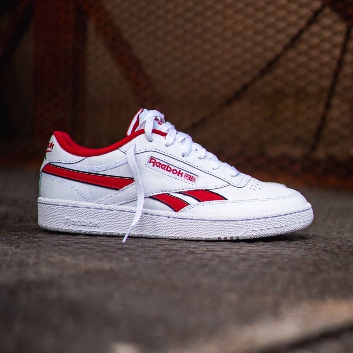 Reebok Club C Revenge Men’s Sneaker White Tennis Shoe Athletic Trainers #713