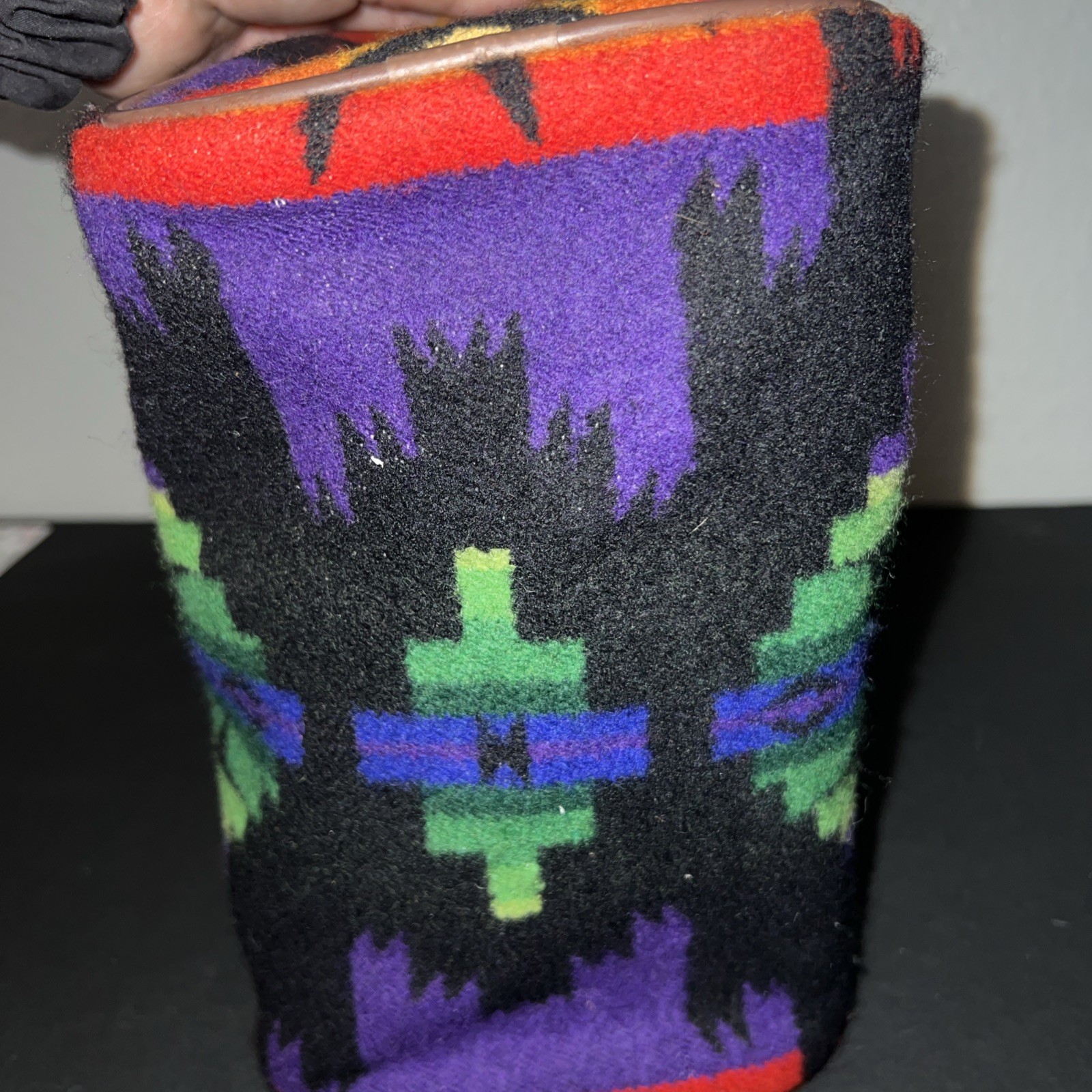 Pendleton Travel Dopp Makeup Bag Wool Aztec Southwestern Pouch Colorful Vintage