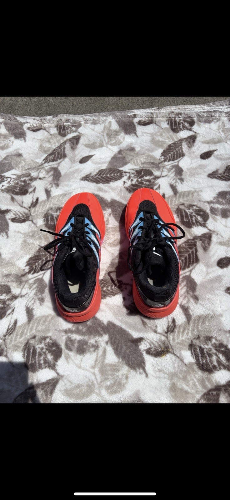 adidas Men’s Low Top Lace-Up Athletic Sneakers Solid Red Black Blue