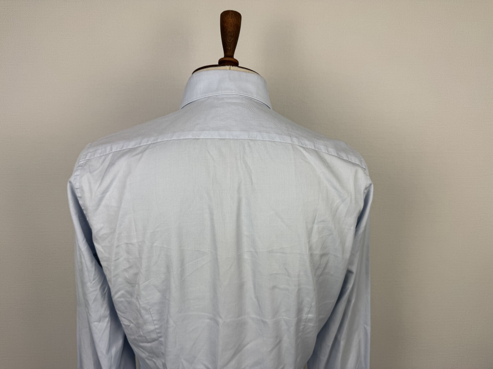 Suitsupply Blue Egyptian Cotton Long Sleeve Extra Slim Fit Dress Shirt Sz 40