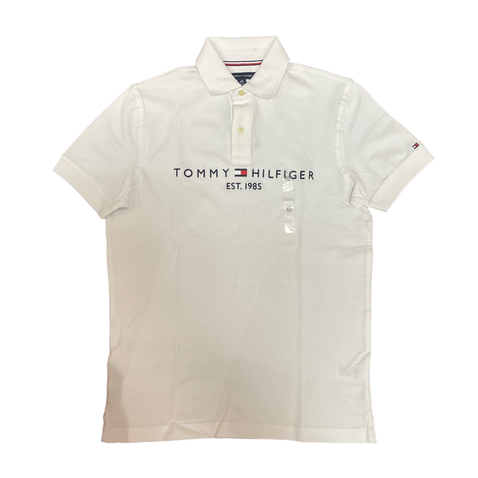 NWT Tommy Hilfiger Men’s THFLEX Regular Fit Logo Short Sleeve Mesh Polo Shirt