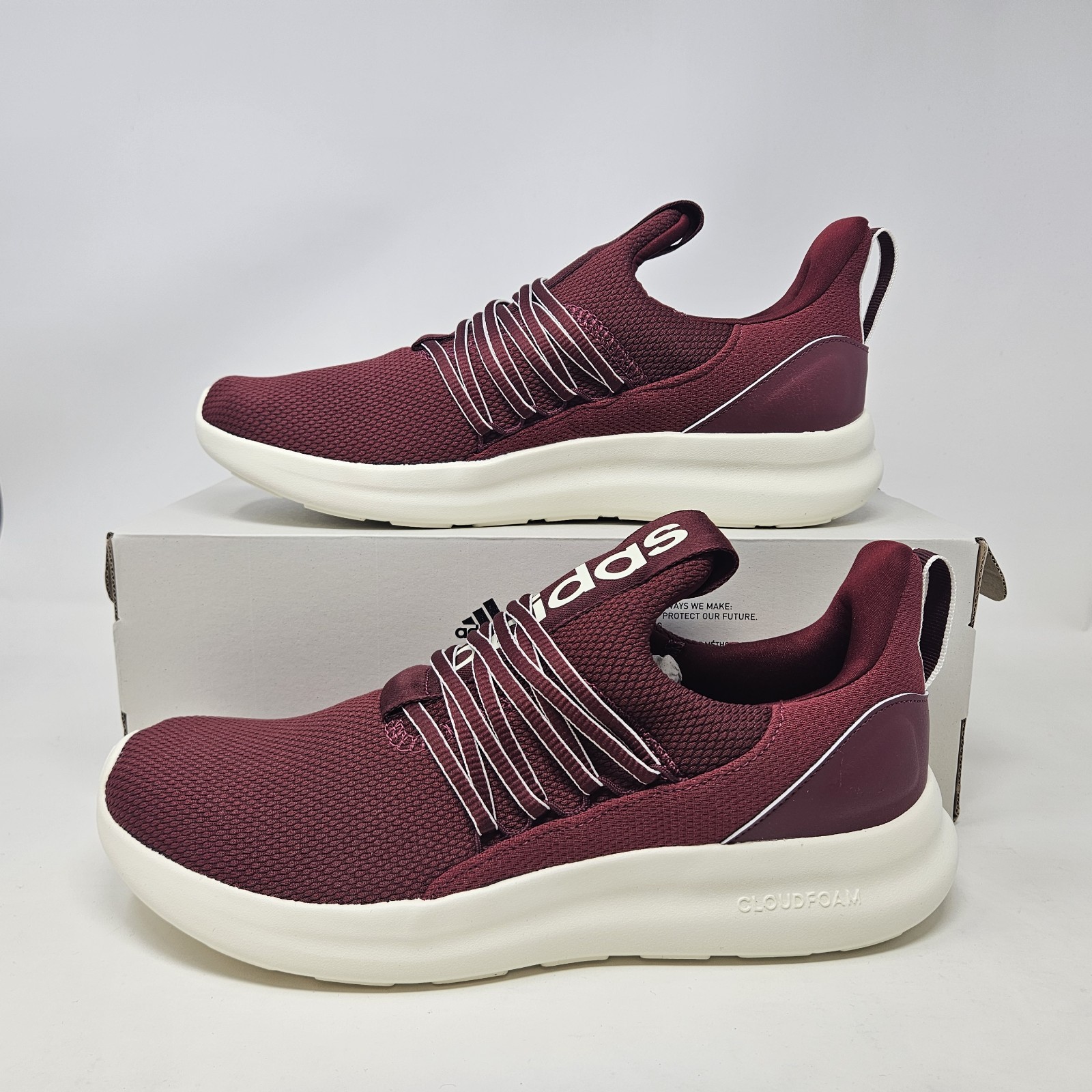Adidas Lite Racer Adapt 7.0 ‘Collegiate Burgundy’ Sneaker/ JI1252 / Men Size 8.5
